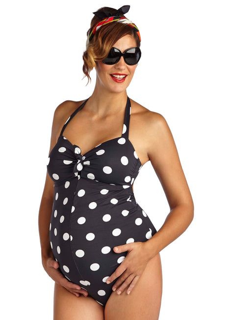 Pez D'or Maternity Polka Dot One Piece Swimsuit