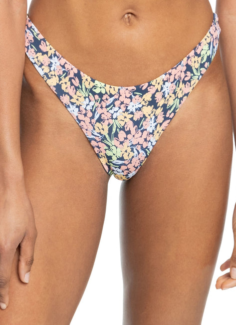 Roxy Women's Print Beach Classics Tanga Bikini Bottom