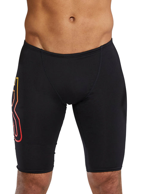 TYR Men's Durafast Elite Large Logo Jammer Swimsuit