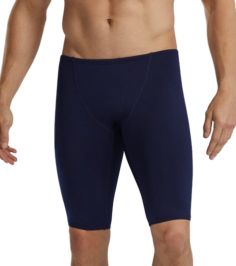 TYR Men's Durafast Elite Large Logo Jammer Swimsuit at SwimOutlet.com