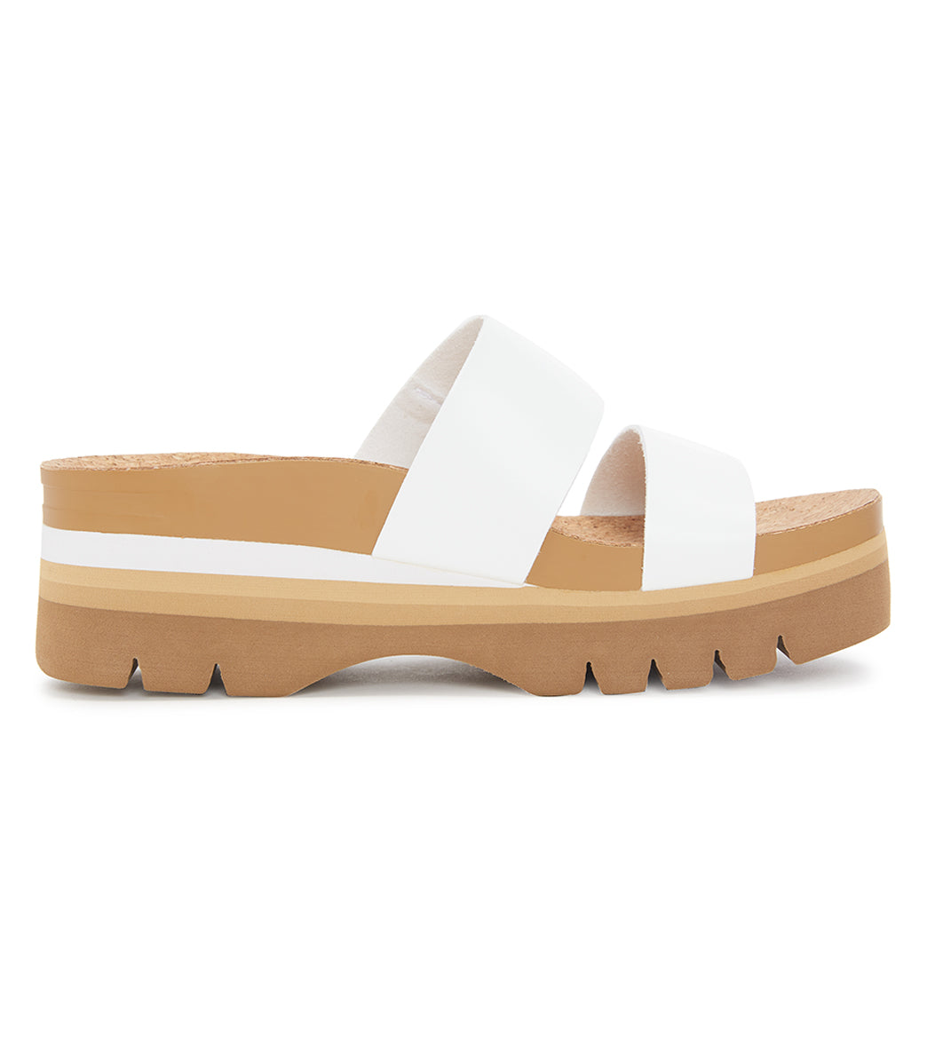 Reef Women's Cushion Vista Hi Platform Slide Sandals at
