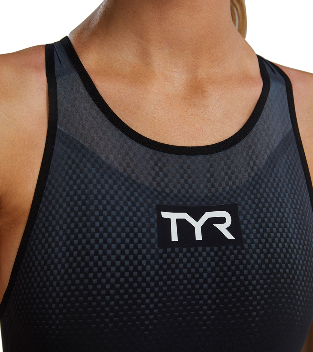 TYR Women's Venzo Influx Open Back Tech Suit Swimsuit at