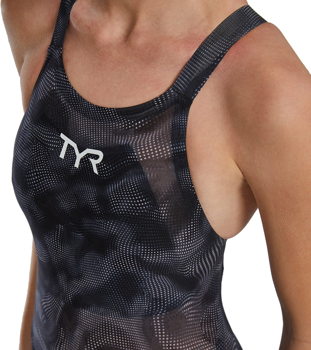 TYR Women's Avictor 2.0 Exolon Open Back Tech Suit Swimsuit at