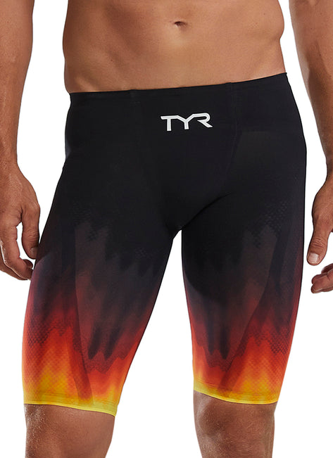 TYR Men's Venzo Influx High Waist Jammer Tech Suit Swimsuit