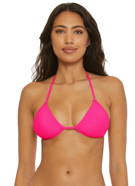 BCA by Rebecca Virtue Women's Tri-Tie Bikini Top