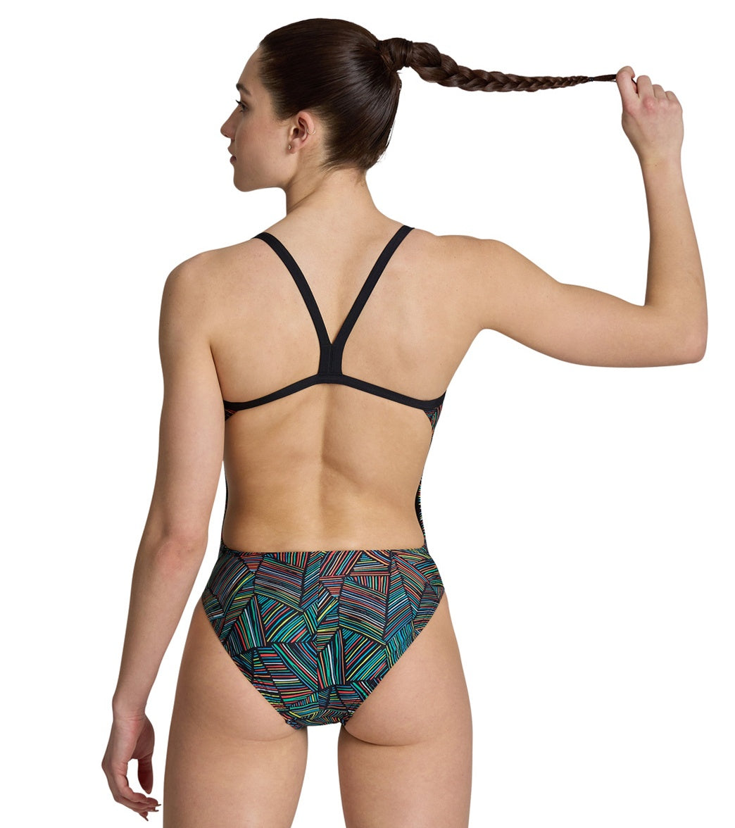 Arena Women's Overview Challenge Back One Piece Swimsuit at