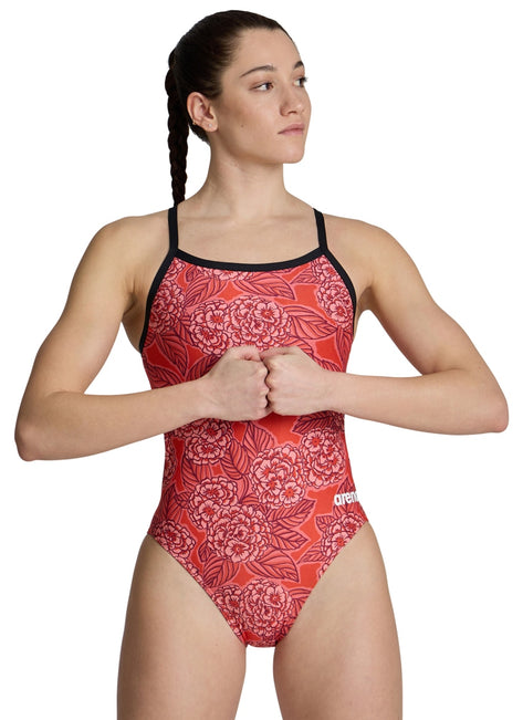 Arena Women's Hydrangea Bouquet Challenge Back One Piece Swimsuit