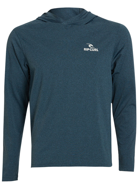 Rip Curl Men's Stack Long Sleeve Hooded UPF 50 Surf Shirt