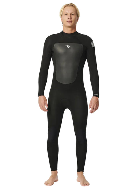 Rip Curl Men's 43mm Omega Back Zip Steamer Fullsuit Wetsuit