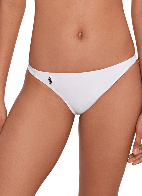 Polo Ralph Lauren Women's Polo Mesh Side Tab Devin Hipster Bikini Bottom