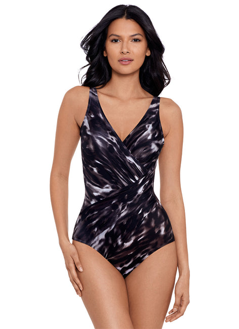 Miraclesuit Women's Tempest Oceanus One Piece Swimsuit (DDD Cup)