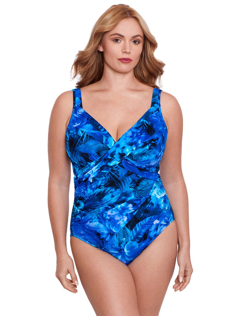 Miraclesuit Plus Women's  Sous Marine Revele Plus One Piece Swimsuit