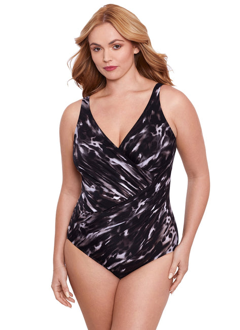 Miraclesuit Plus Women's Tempest Oceanus Plus One Piece Swimsuit