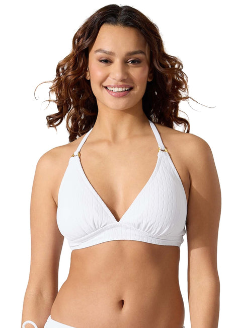 Tommy Bahama Women's Cable Beach Halter Bikini Top