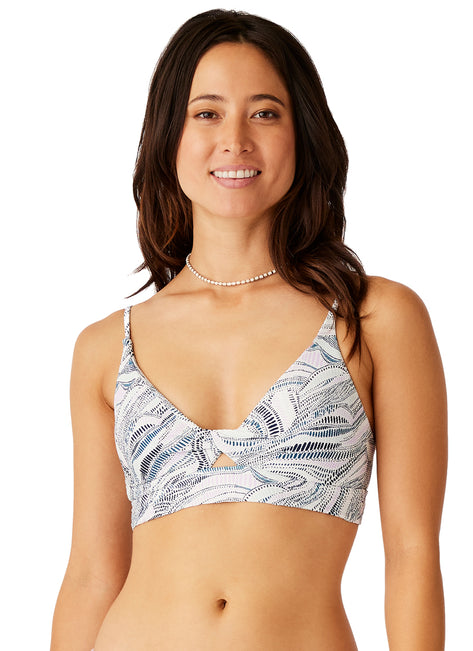 Carve Designs Women's Twist Front Keyhole Elba Bikini Top