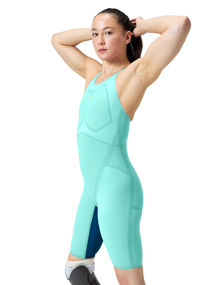 Speedo Women's LZR Valor 2.0 Closed Back Kneeskin Tech Suit Swimsuit