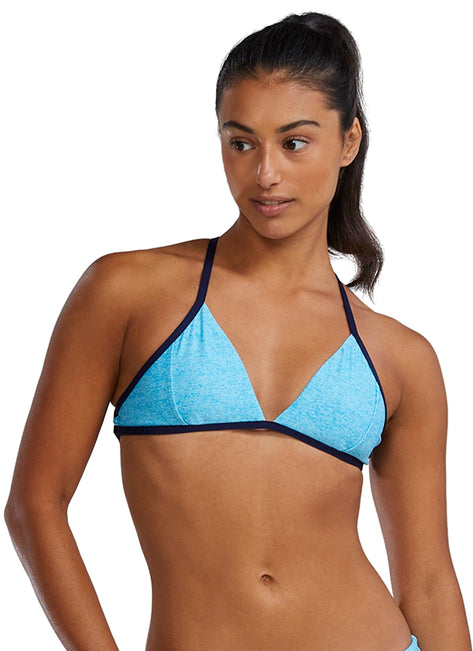 TYR Women's Lapped Durafast Elite Triangle Tieback Bikini Top