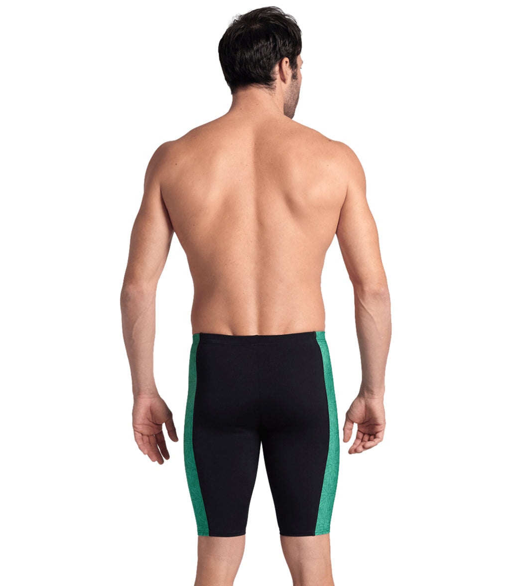 Arena Men's Abstract Tiles Jammer Swimsuit at SwimOutlet.com
