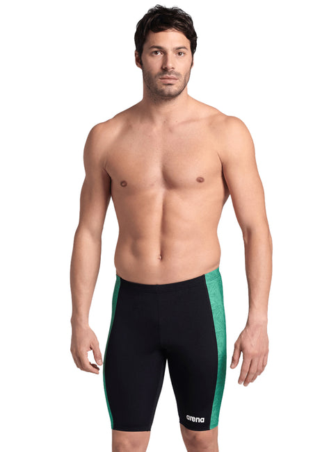 Arena Men's Abstract Tiles Jammer Swimsuit