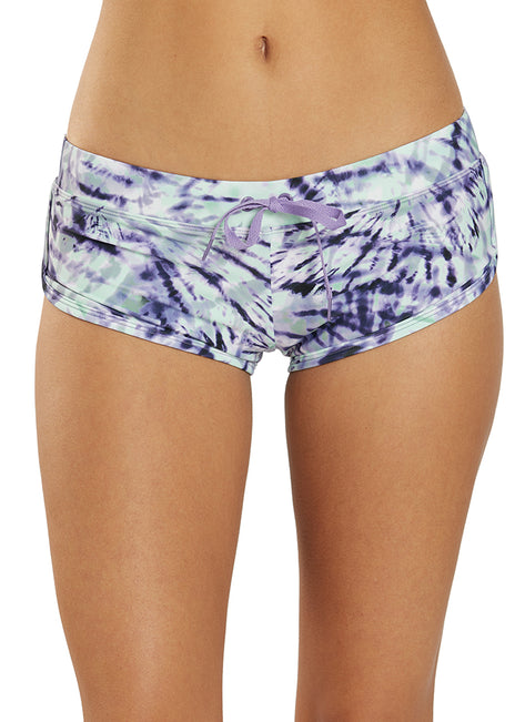 Sporti Active Moonlight Tie Dye Cheeky Boyshort Swim Bottom
