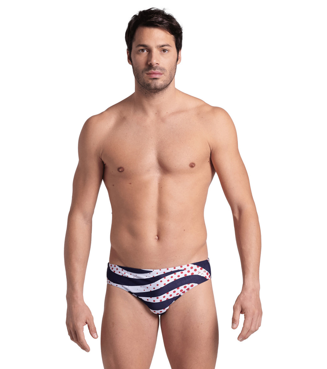 arena USA Men's Swim Brief Navy / 競パン 紺