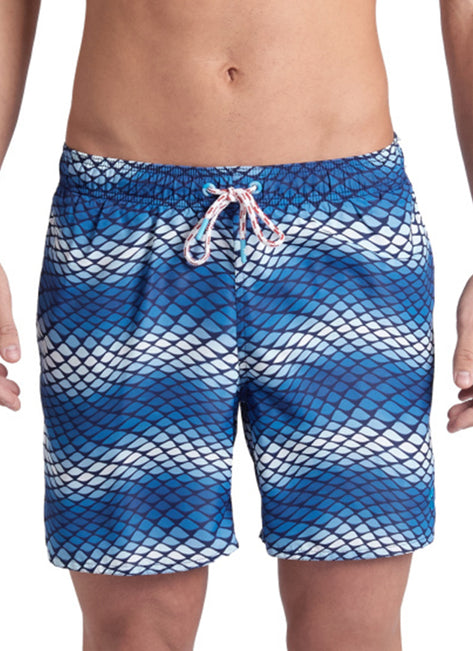 Arena Men's Printed Beach Boxer Swim Trunks