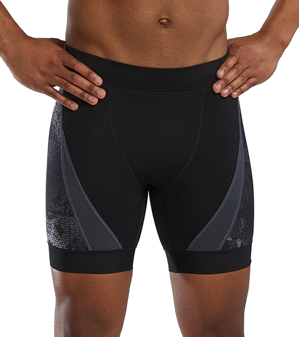 TYR Men's Durafast Elite Crystalized Jammer - Blue – Swim Elite - View #2