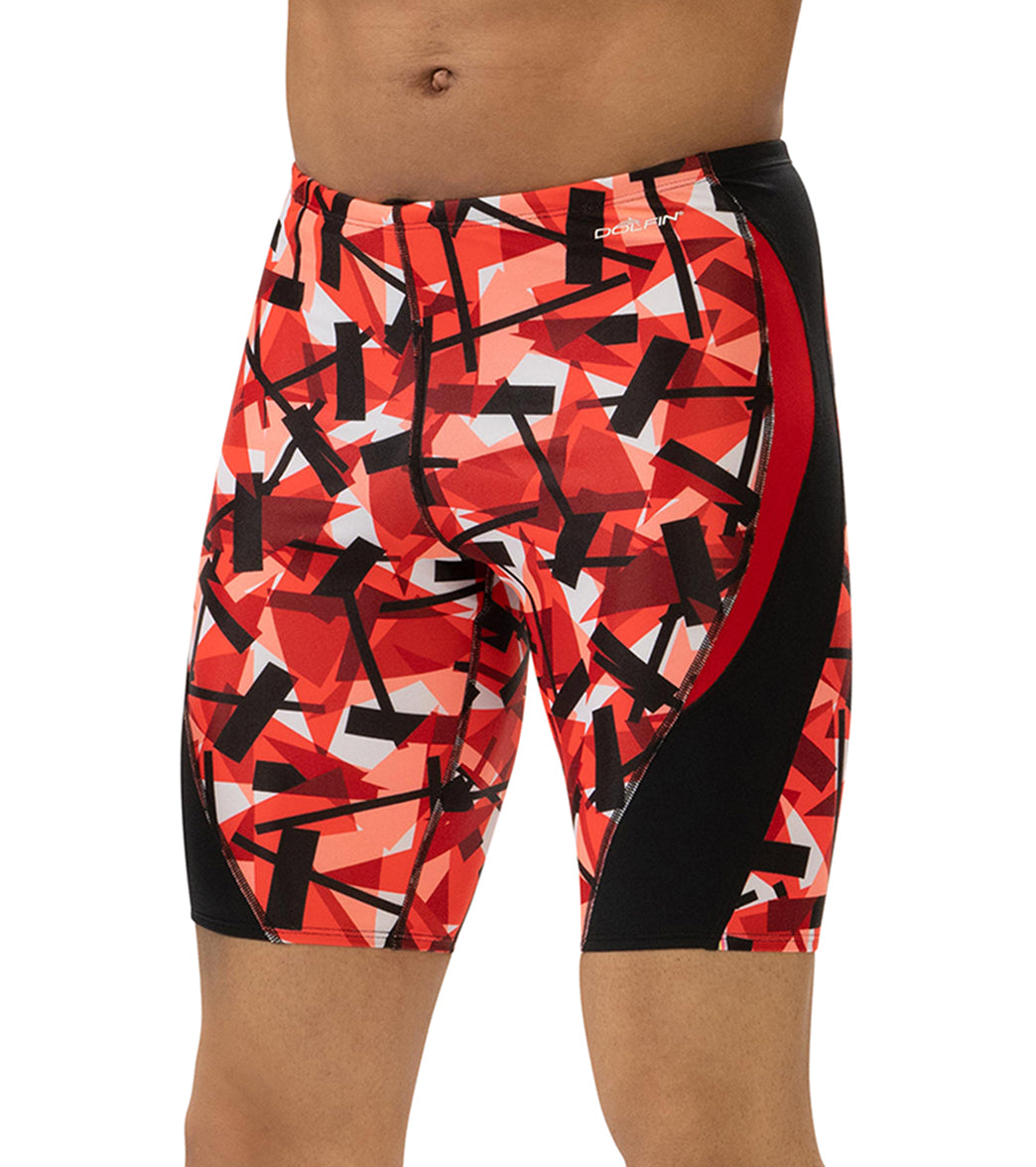 Dolfin Men's Reliance Color Blocked Razor Jammer Swimsuit at SwimOutlet.com