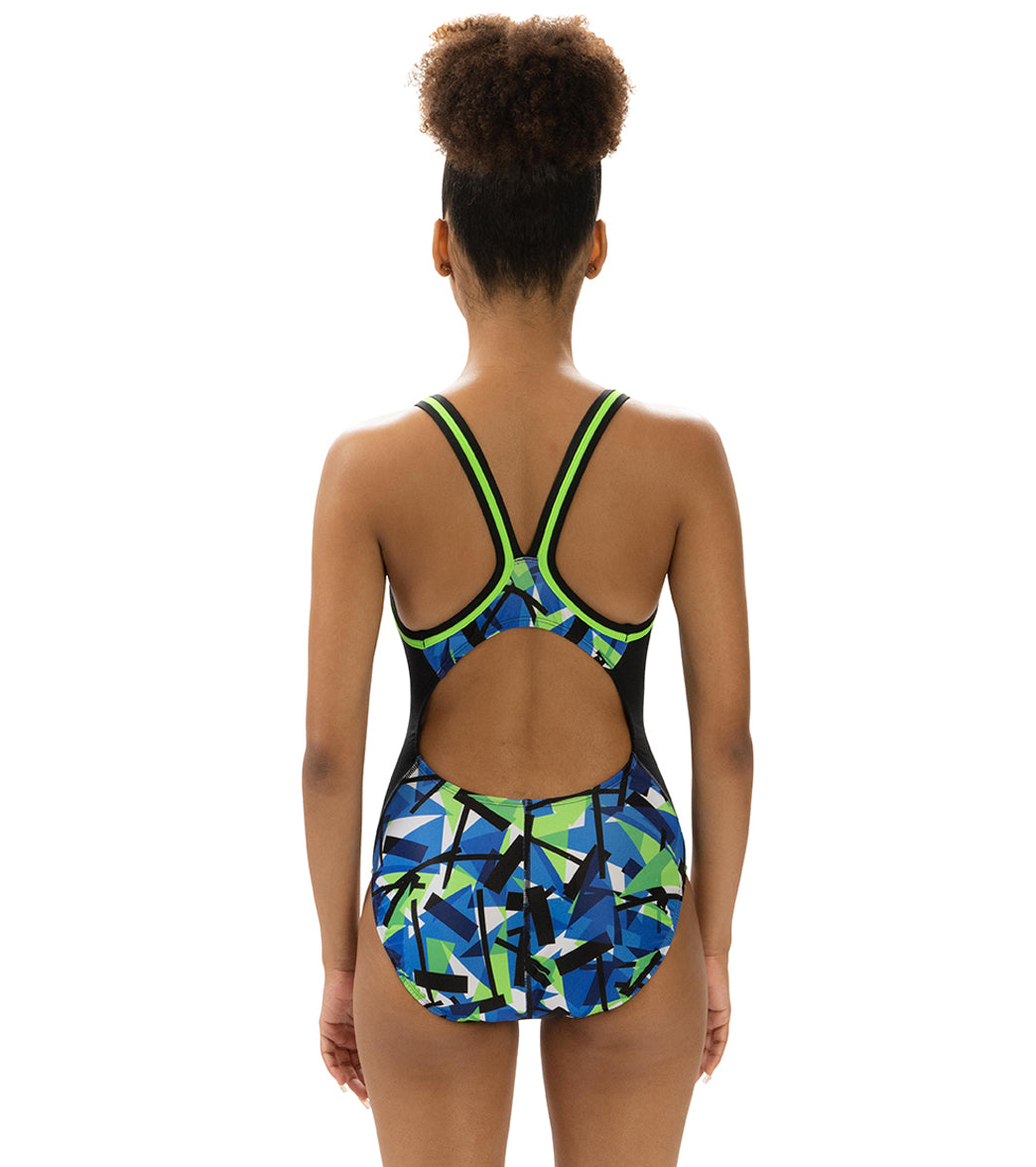 Dolfin Women's Reliance Color Blocked Razor DBX Back One Piece