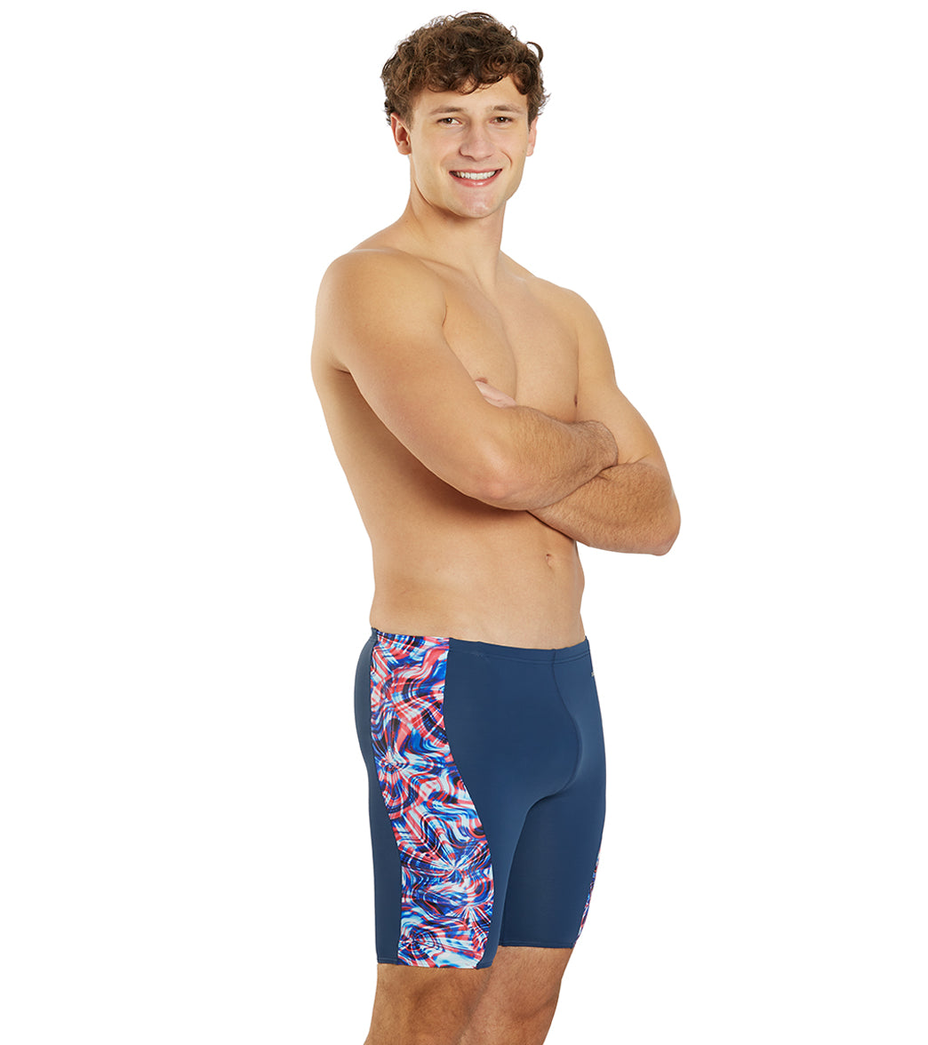 Sporti Sonic Bloom Splice Jammer Swimsuit (22-40) at SwimOutlet.com