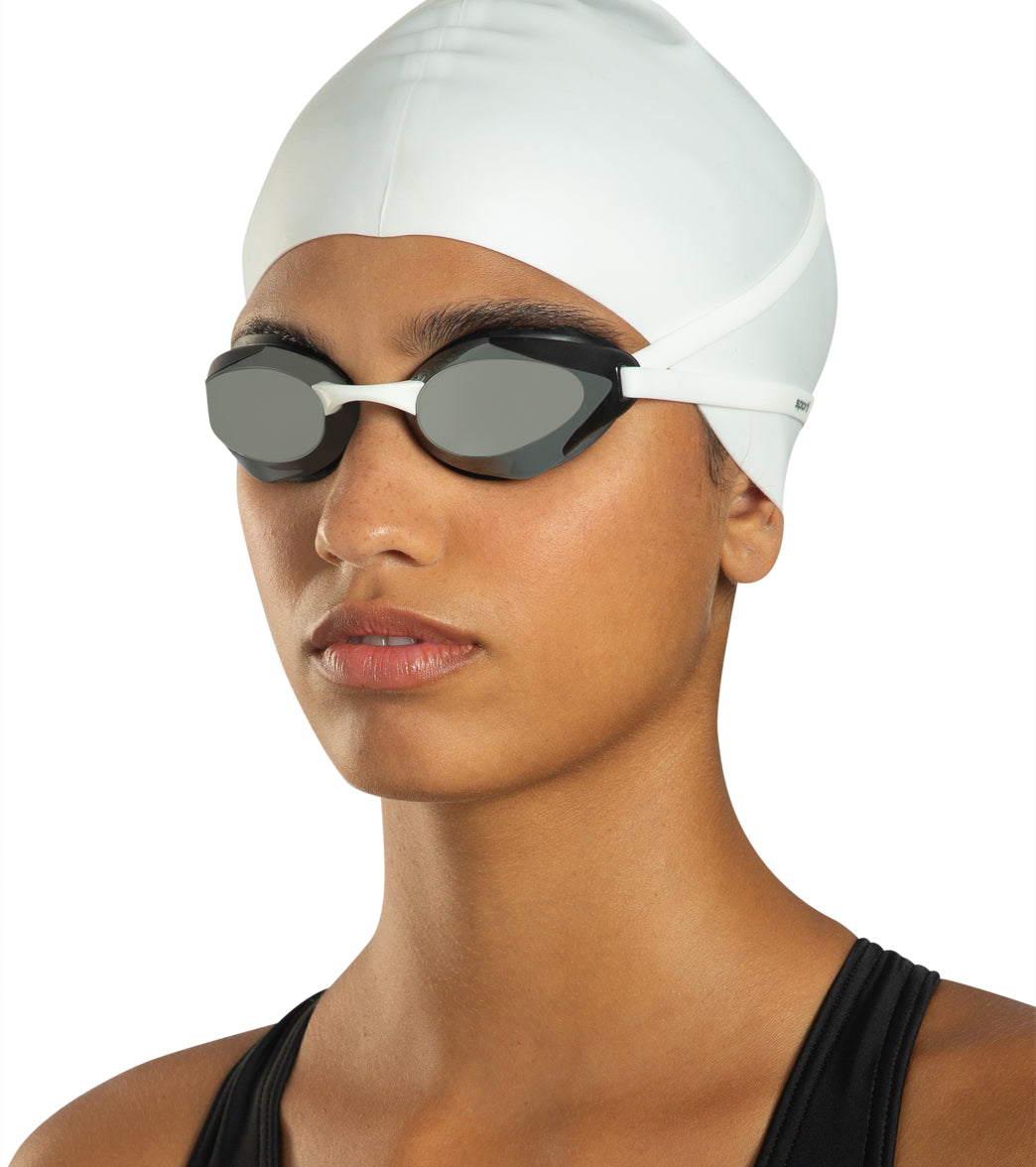 ELECTRIC ミラーゴーグル Sporti HydroZoom Volt Mirrored Goggle at SwimOutlet.com