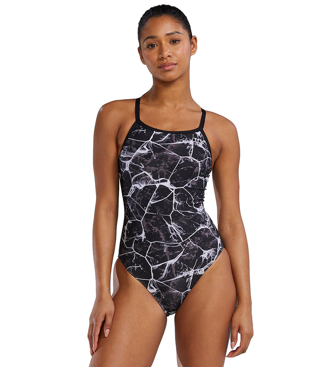 HG クリアグリーンラメGPベース　トライエイジ　ビルドファイターズスタッフ TYR Women's Synapse Diamondfit Durafast Elite One Piece Swimsuit