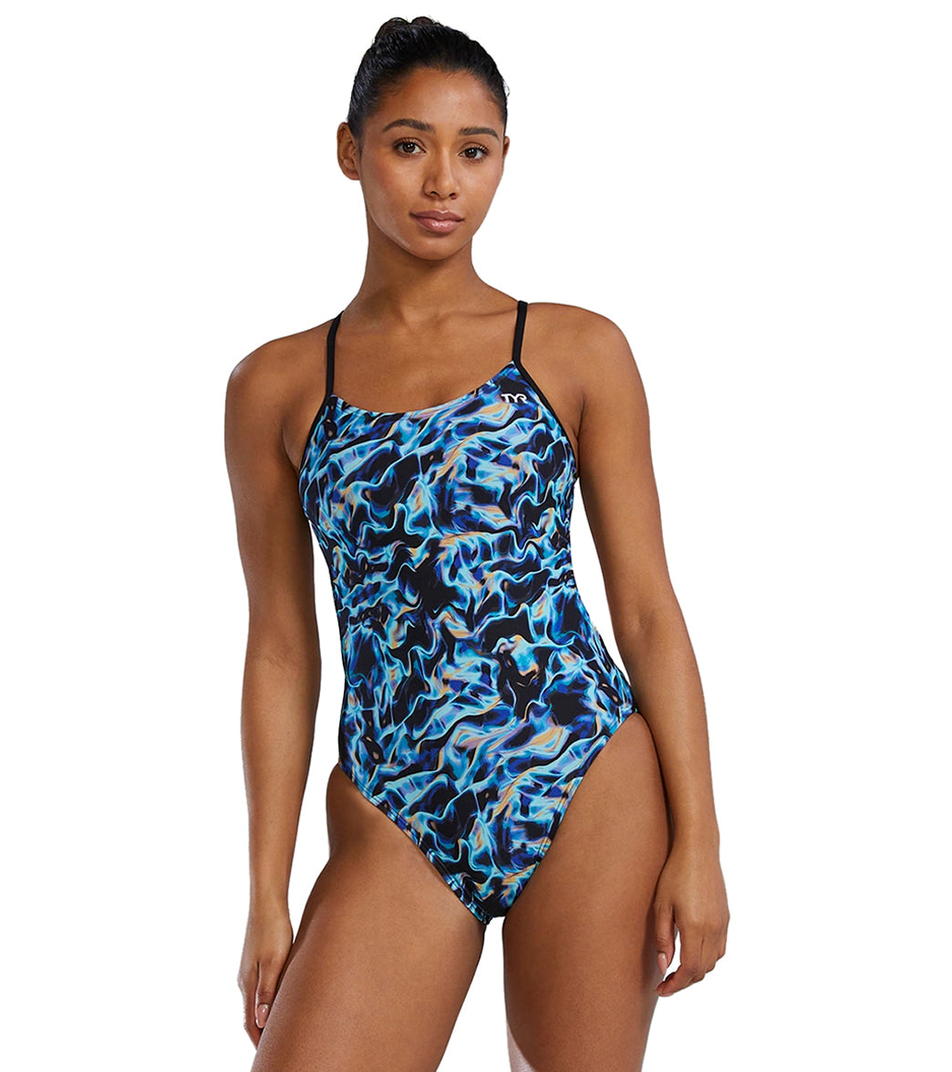 TYR Women's Energia Cutoutfit Durafast Elite One Piece Swimsuit at