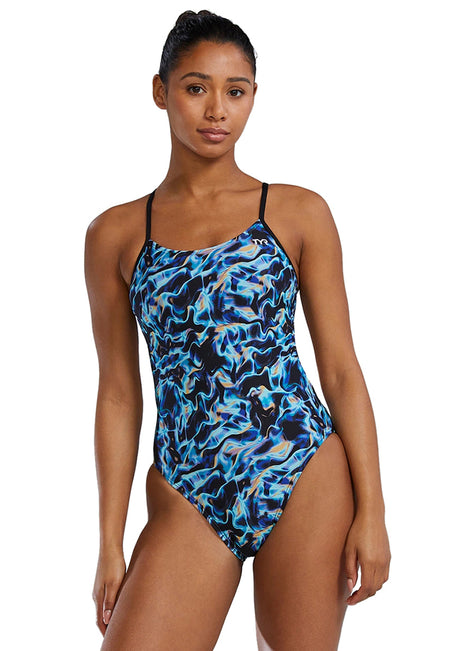 TYR Women's Energia Cutoutfit Durafast Elite One Piece Swimsuit