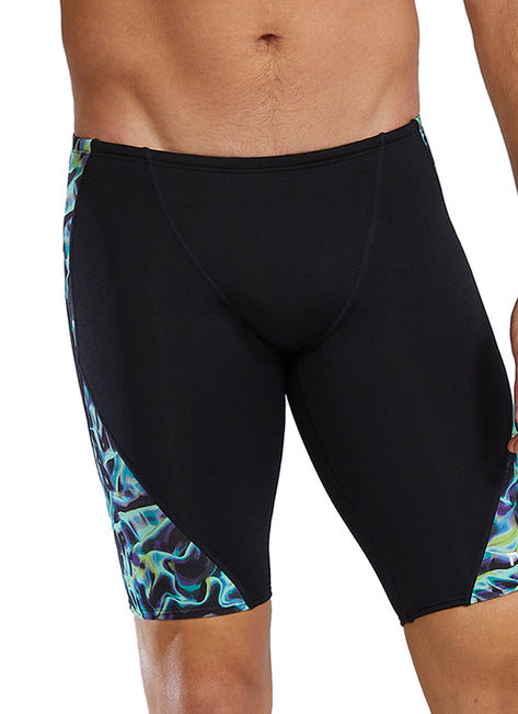 TYR Men's Energia Blade Splice Durafast Elite Jammer Swimsuit