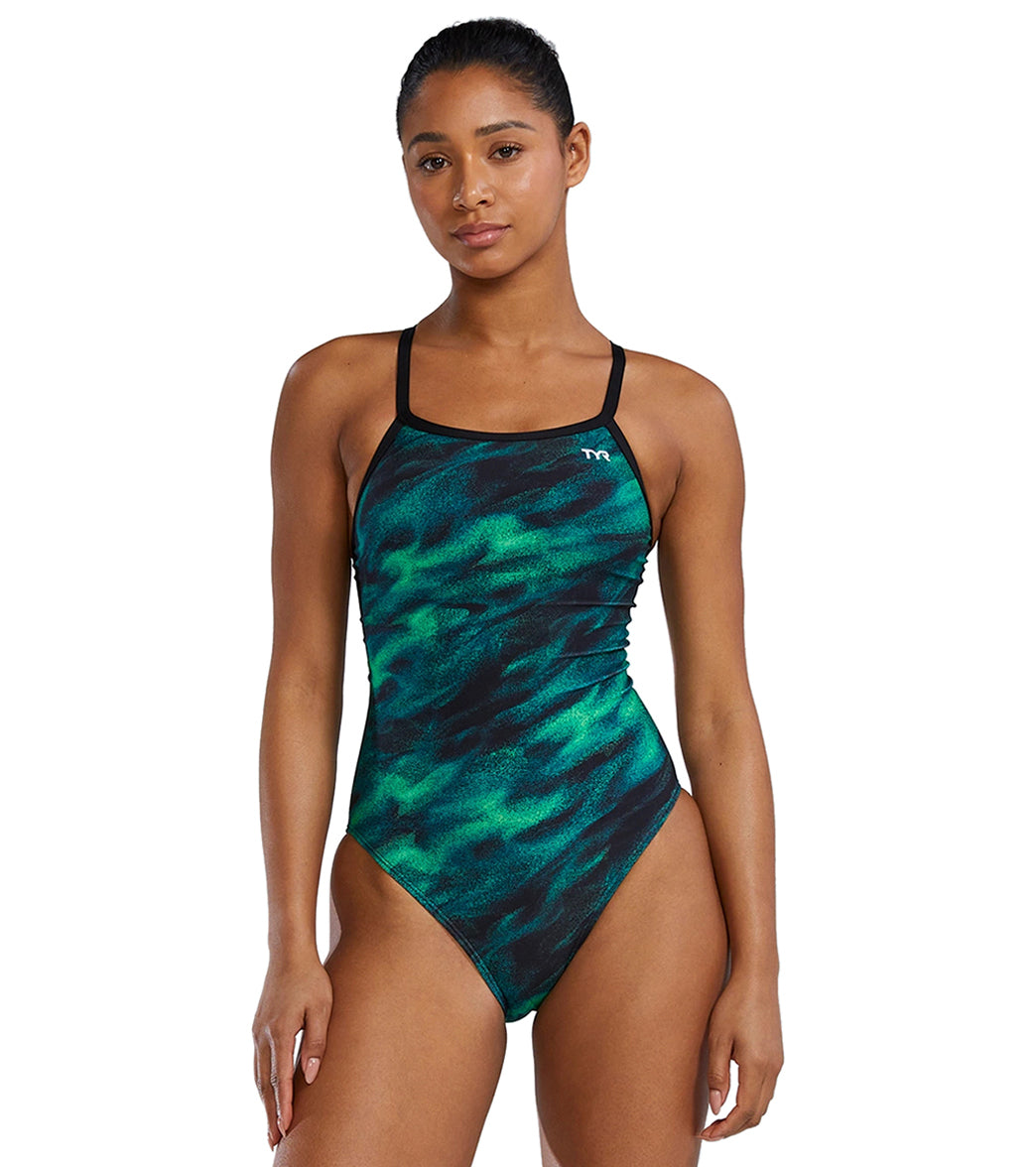 TYR Women's Soren Diamondfit Durafast Elite One Piece Swimsuit at