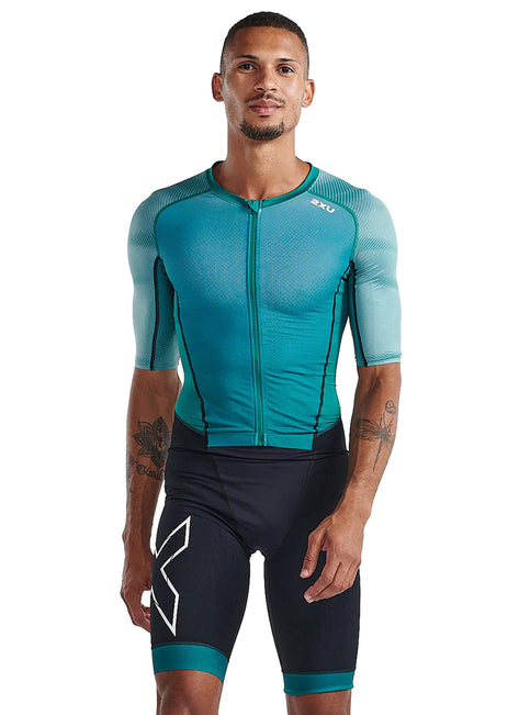 2XU Men's Light Speed Front Zip Trisuit