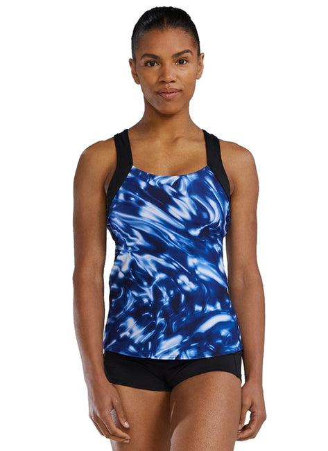 TYR Women's Rivo Square Neck Durafast Elite Tankini Top