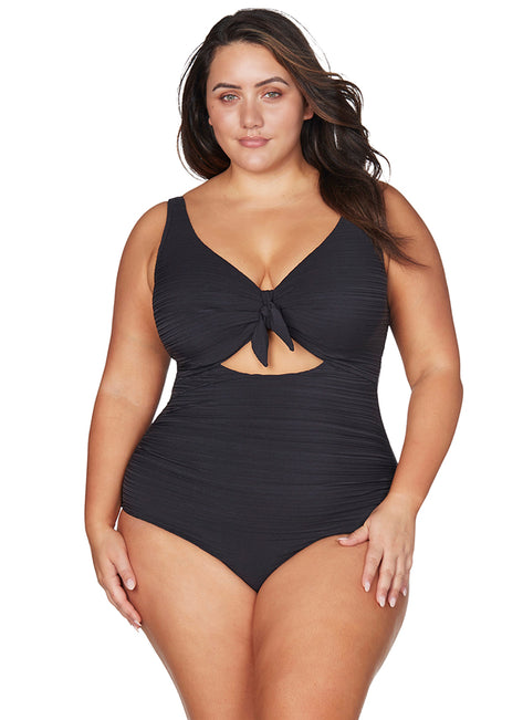 Artesands Woman's Plus Size Aria Cezanne One Piece Swimsuit (D/DD Cup)