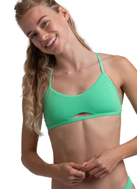 JOLYN Women's Nikki Solid Bikini Top