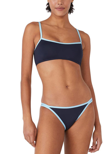 Kate Spade New York Women's Contrast Solid Bralette Bikini Top