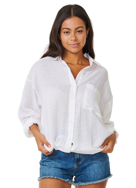 Rip Curl Women's Premium Surf Holiday Cover Up Shirt