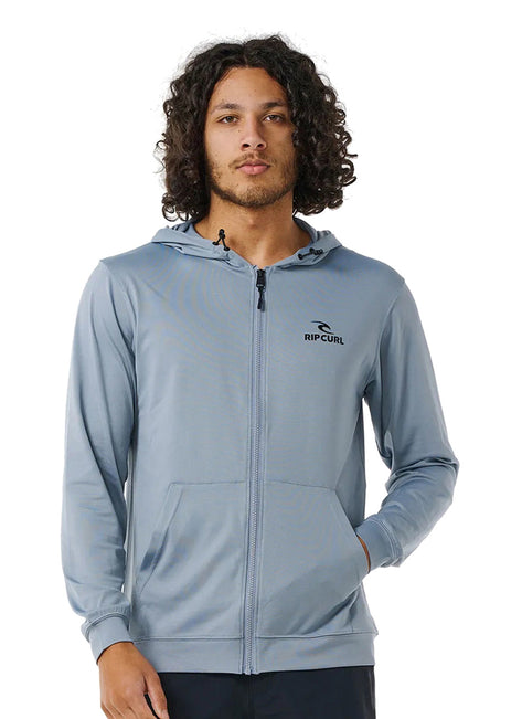 Rip Curl Men's Stack UPF 50 Zip Thru Hood Surf Shirt