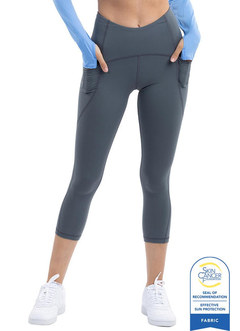 Bloq UV Women's Compression Capri Swim Tights