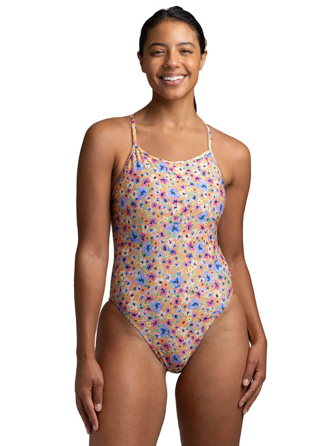 JOLYN Women's Perry Sunlit Petals One Piece Swimsuit
