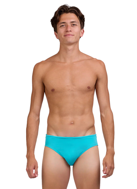 JOLYN Men's Brolyn Solid Brief Swimsuit