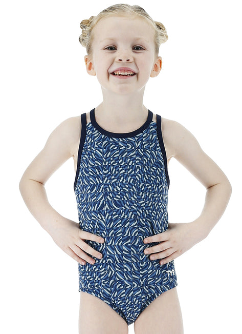 TYR Girls' Razzle Oliviafit One Piece Swimsuit (Toddler, Little Kid, Big Kid)