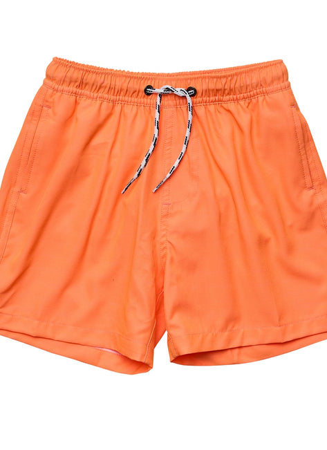 Snapper Rock Boys' Tangerine Swim Trunks (Toddler, Little Kid, Big Kid)