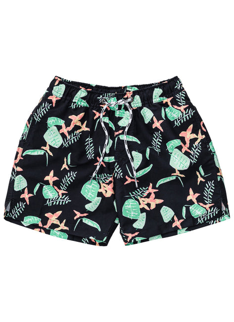 Snapper Rock Boys' Neon Rainforest Volley Board Short (Toddler, Little Kid, Big Kid)