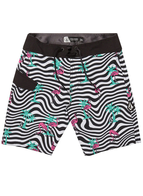 Volcom Boys' Flamingbros Mod Board Shorts (Big Kid)